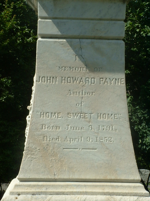 Payne's grave in Washington